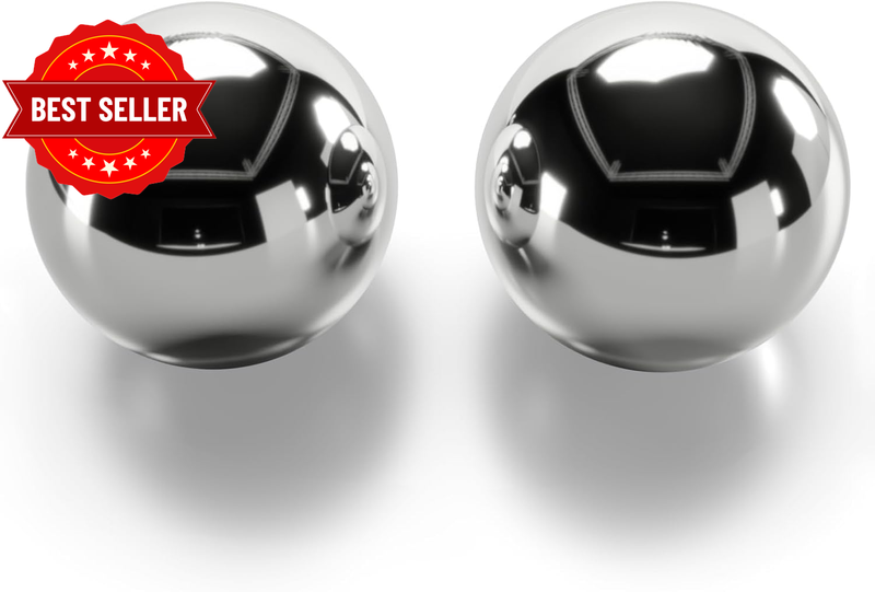 1.66 Inch,42Mm Solid Stainless Steel Baoding Balls,Health Exercise Massage Handb
