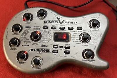 Behringer Bass V-Amp Virtual Amplification Foot Switch Effect Processor