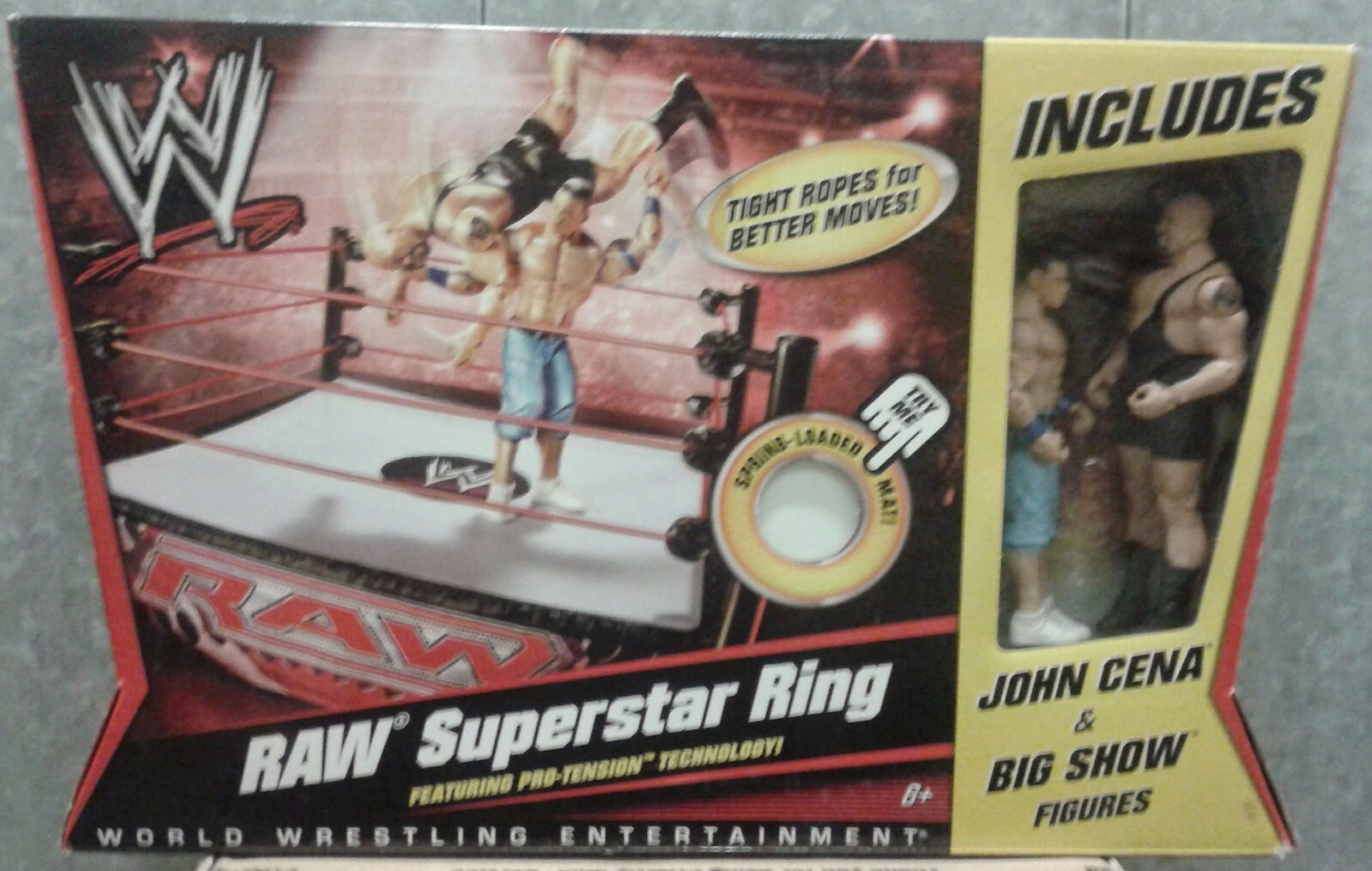 Mattel WWE Wrestling Ring RAW Superstar Ring John Cena & Big