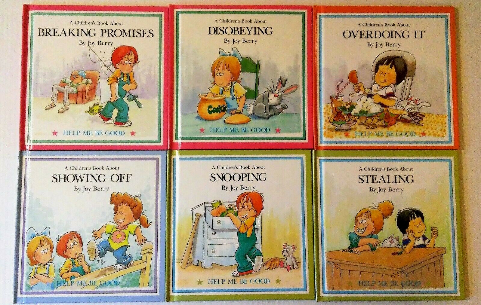 Lot of 12 HELP ME BE GOOD hardcover books by Joy Berry