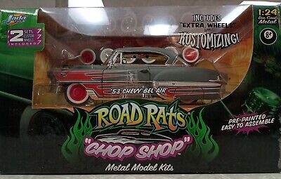 Jada Toys Road Rats Chop Shop  53 Chevy Bel Air 1:24 Die Cast Metal New Sealed