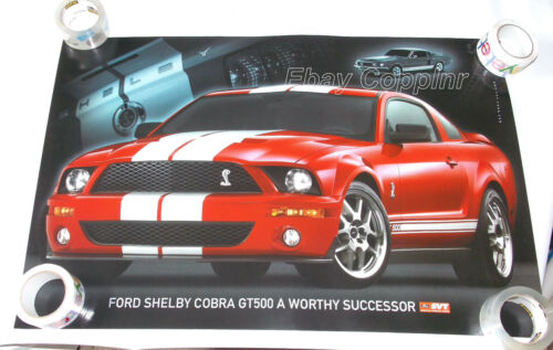 Ford Mustang Shelby Cobra GT500 Poster - SVT Racing