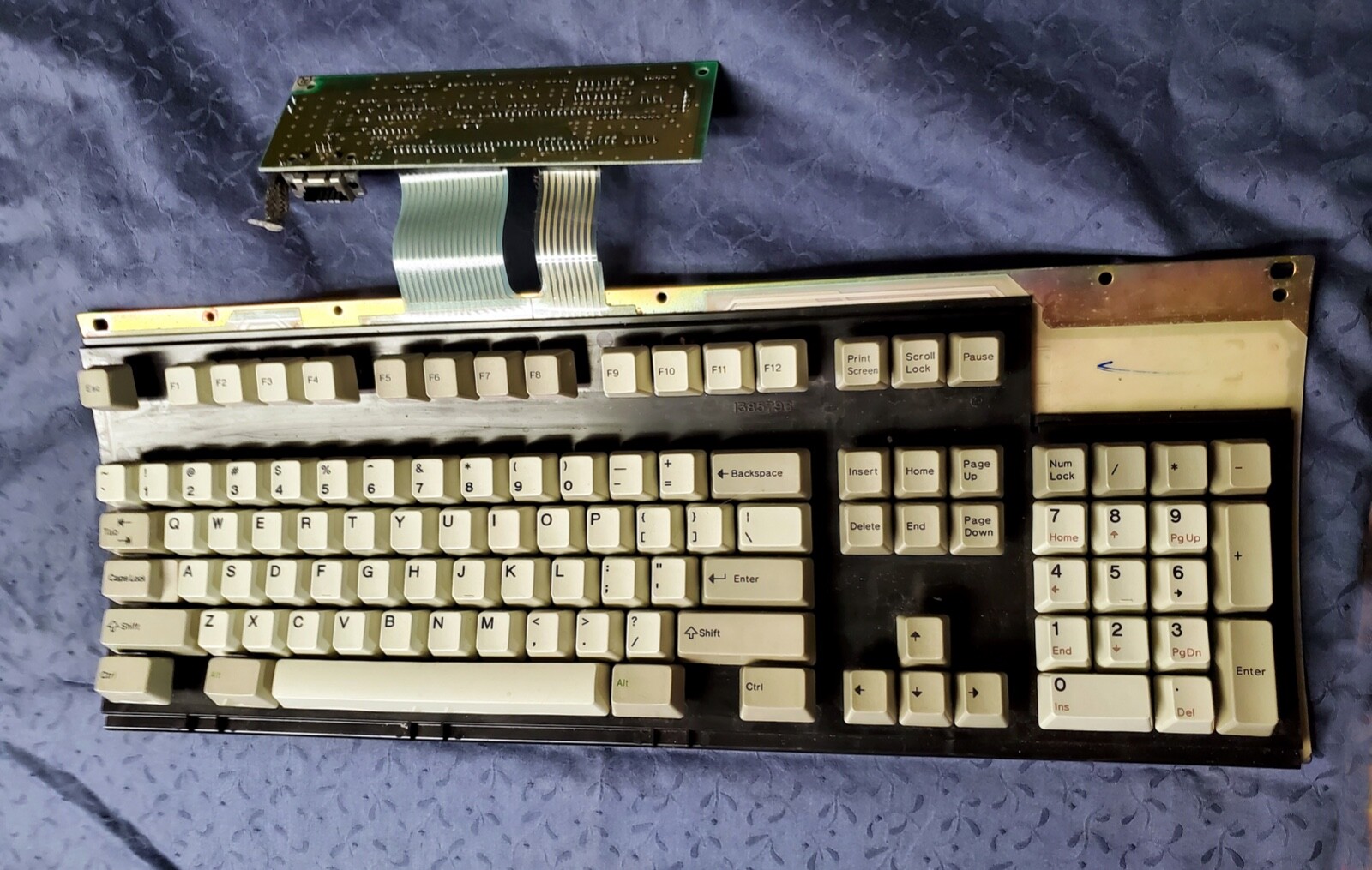 Cleaned Vintage 1986 Square Logo IBM Model M