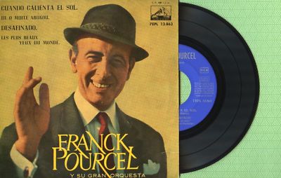 FRANCK POURCEL Orquesta LA VOZ DE SU AMO &frasl; 7EPL13.863 Press. Spain
