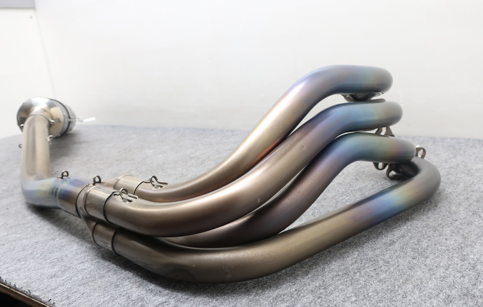 silver fox銀狐muffler／GAKE 日本製❣️ silver (銀狐) fox muffler／デザインブルー／GAKE日本製❣️