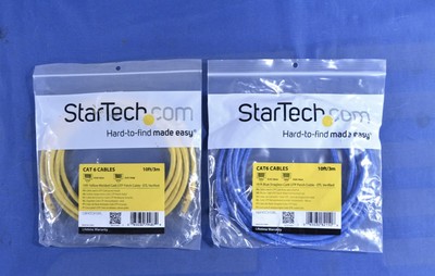 Lot of 10 StarTech Cat 6 10 ft Cable K071202