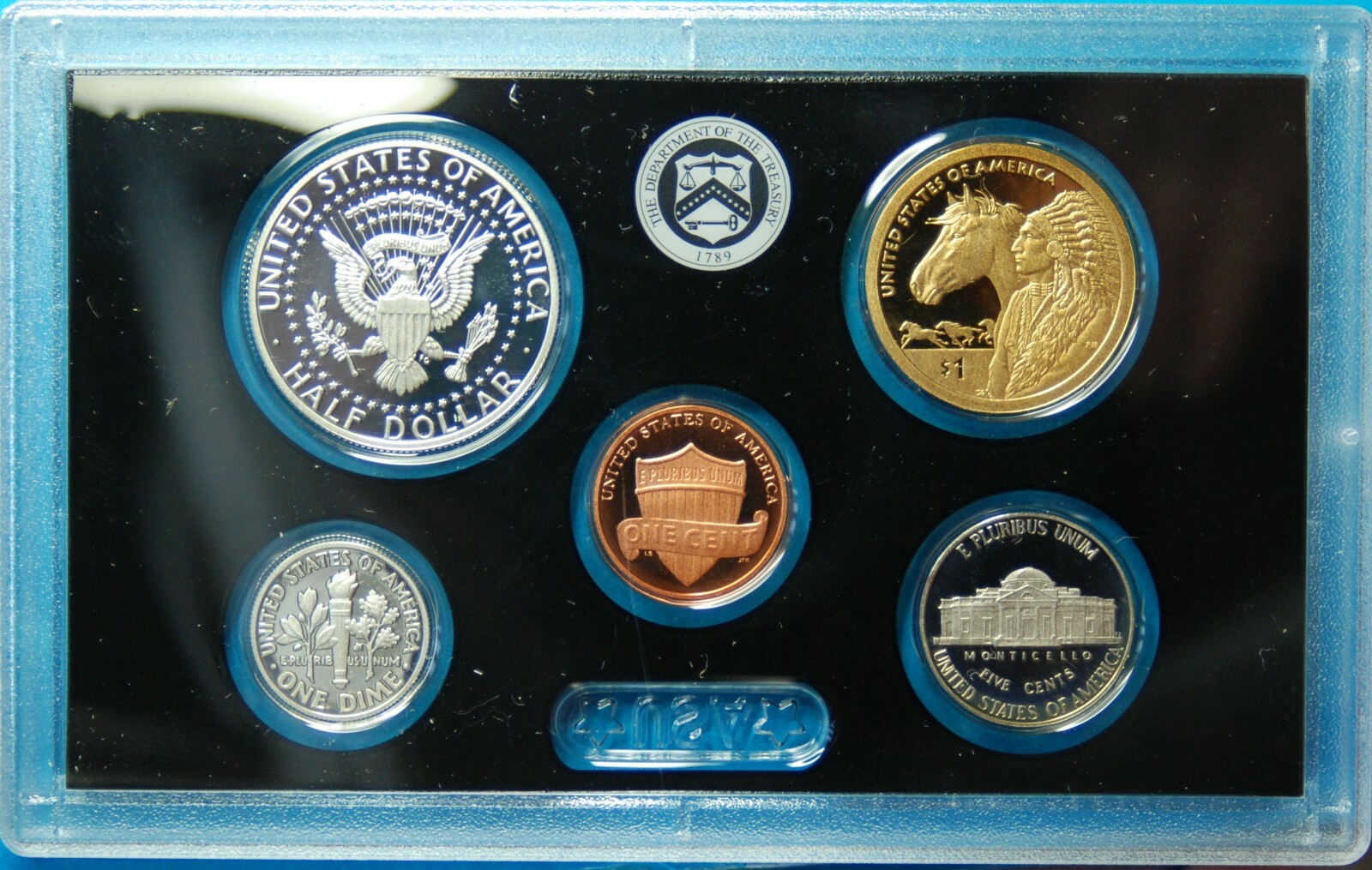 2012 US Mint Silver Proof Set, COA, Display cases, Box, 14 Coins REDUCED!!!!!