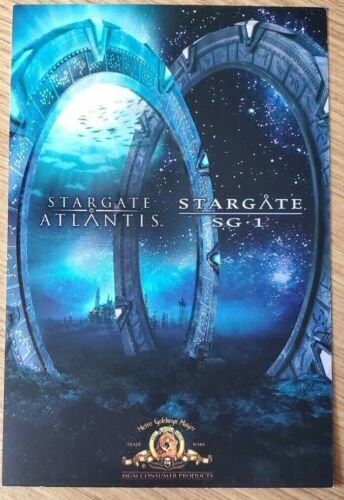 Stargate Sg-1/Stargate Atlantis Promo Card/Flyer 