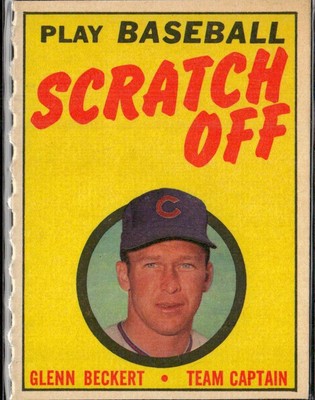 1970 Topps Glenn Beckert Scratch-Offs #NNO
