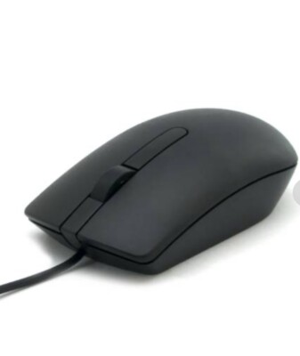 NEW Dell MS116 Optical Black USB Scroll Wheel Mouse 09NK2 DV0RH C4JKP Quantity 2