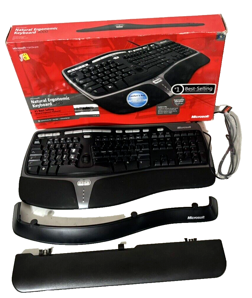 Microsoft Natural Ergonomic Keyboard 4000 | Microsoft Microsoft Natural Ergonomic Keyboard 4000 | Microsoft