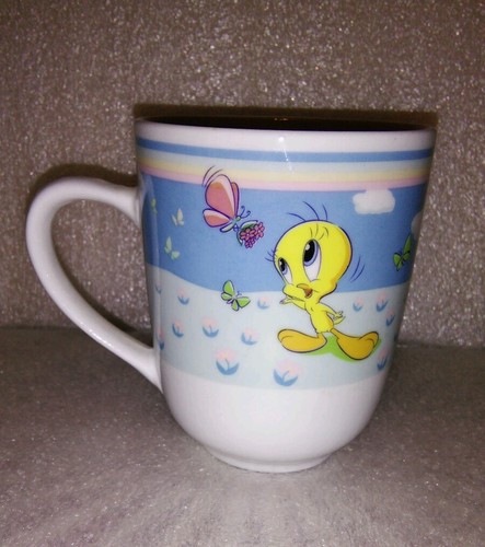 Looney Tunes Tweety & Butterflies Coffee Cup Mug Gibson