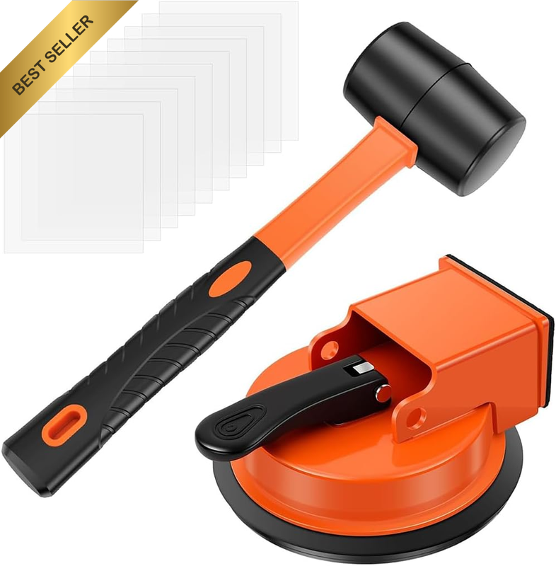 Heavy Duty Floor Gap Fixer Tool Kit, Iron Made Plank Grabber with Enhanced Sucti