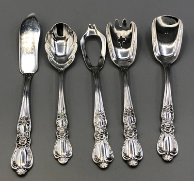 Heritage by 1847 Rogers silverplate- group of 5 small Serving Pieces