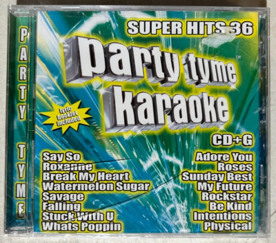 Party Tyme Karaoke - Super Hits 36 [2020, CD+G] New