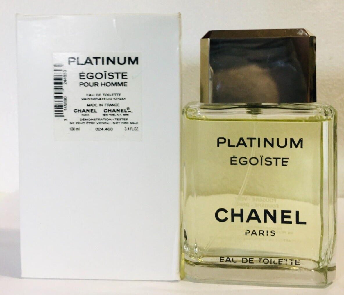 CHANEL PLATINUM ÉGOÏSTE POUR HOMME 100ml Egoiste Platinum Chanel for Men Eau de Toilette 100ml New in