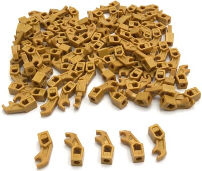 Lego 100 New Pearl Gold Arms Mechanical Exo-Force Bionicle Thick Support Parts