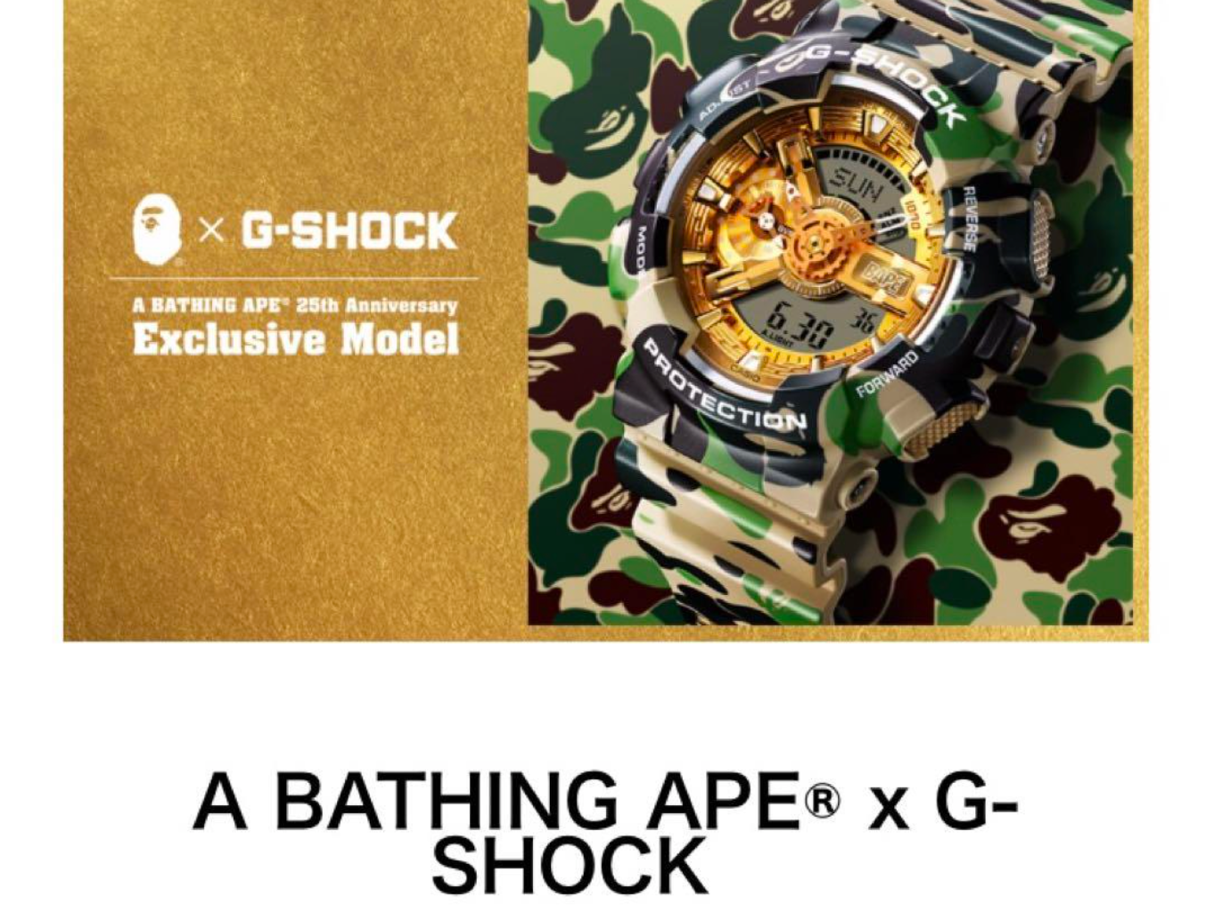 CASIO ga-110ape 限定 レア ベルベゼ  bape 正規品 14300589-