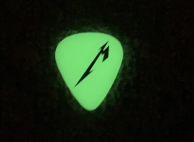 METALLICA Custom Guitar Pick GLOW IN THE DARK NICE! 72 Seasons  1.0 Guage