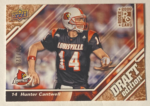 2019 UD NFL Draft Edition Card #12 Hunter Cantwell Rookie Card 123/125. rookie card picture