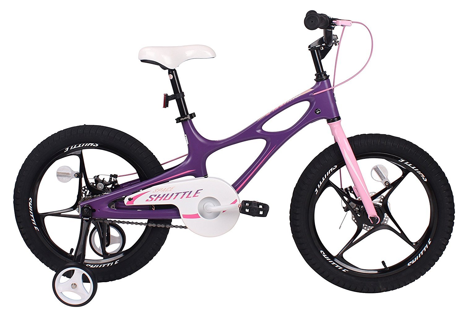 Royalbaby Space Shuttle Magnesium Kid's Bike, 14 inch wheels, Black