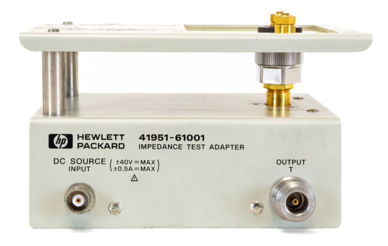 Hp Agilent 16093a 41951-61001 Impedance Test Adapter Binding Post Test Fixture