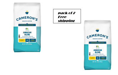 2 PACK Cameron'S Specialty Ground Coffee, Jamaica Blend (32 Oz.)