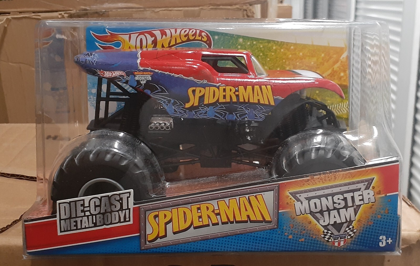 Mattel Hot Wheels Monster Jam 2010 SPIDER-MAN Truck 1:24