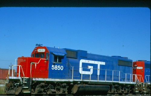 GTW 5850 GP38-2, Chicago, Il, 10/92; Kodachrome Original | eBay