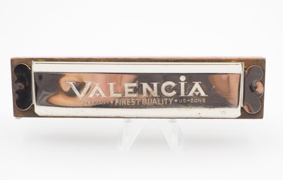 Vintage Valencia Finest Quality US Zone 32 Hole Harmonica Made in Germany No Box