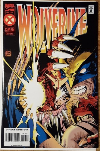 Promo Book Marvel Comics　#WOLVERINE Wolverine #90 Feb 1990 Marvel Comics, X-Men Deluxe, Capcom