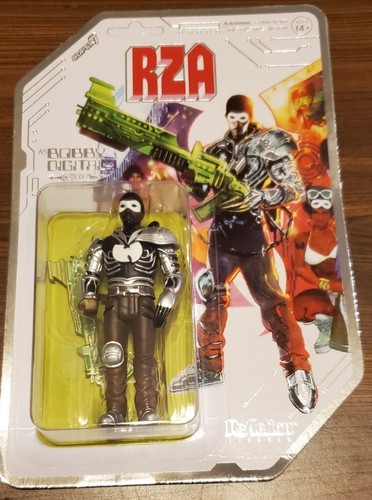 Rza Super 7 ReAction Action Figure Wu Tang Clan Bobby
