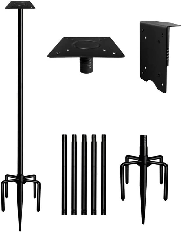 90Inch Heavy Duty Bird House Pole Mount Kit with Frosted Bir