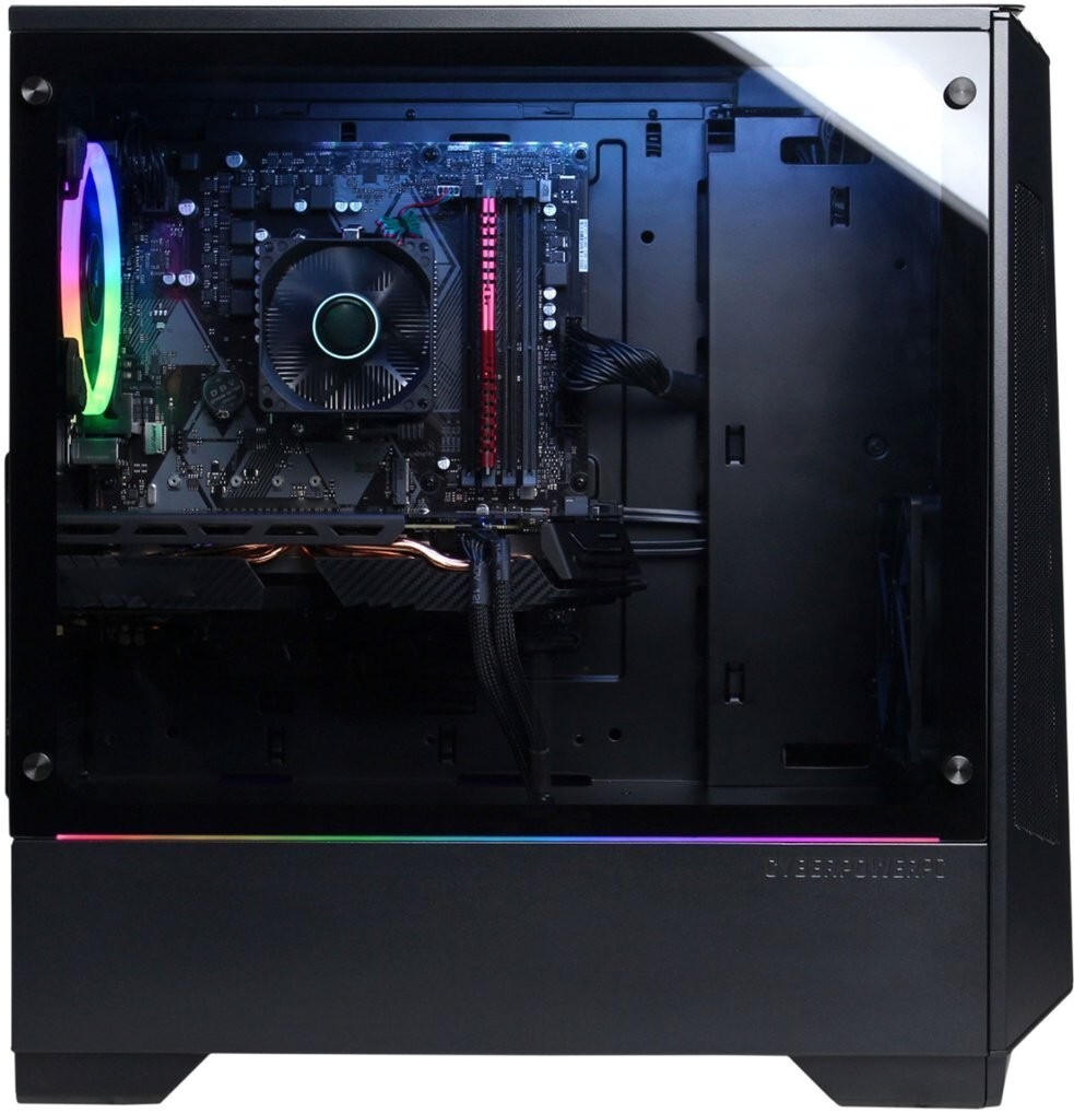 【激安ゲーミングPCフルセット】Ryzen 5 RX580 Office搭載 CyberPowerPC - AMD Ryzen 5 1400 - 8GB Memory - AMD Radeon RX