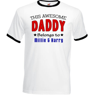 Personnalisé This Excellent Papa Appartient À Hommes Drôle Père De Jour Cadeau