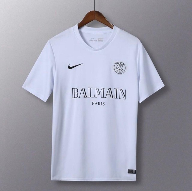 PSG x Balmain Shirt Available at thebalmainworld.com Free Shipping