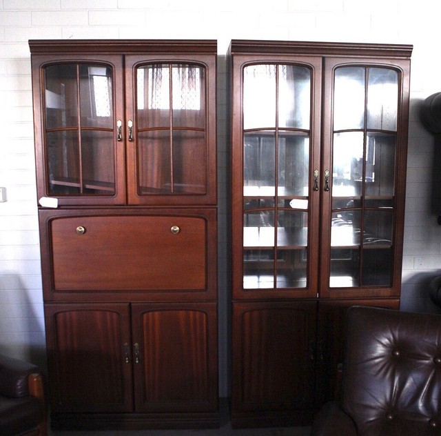 Macrob wood display cabinet book case Cabinets Gumtree 