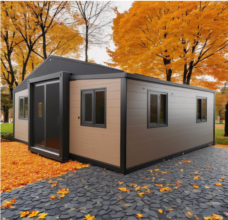Portable Prefabricated Tiny Home 40X20Ft, Mobile Expandable Plastic Prefab House