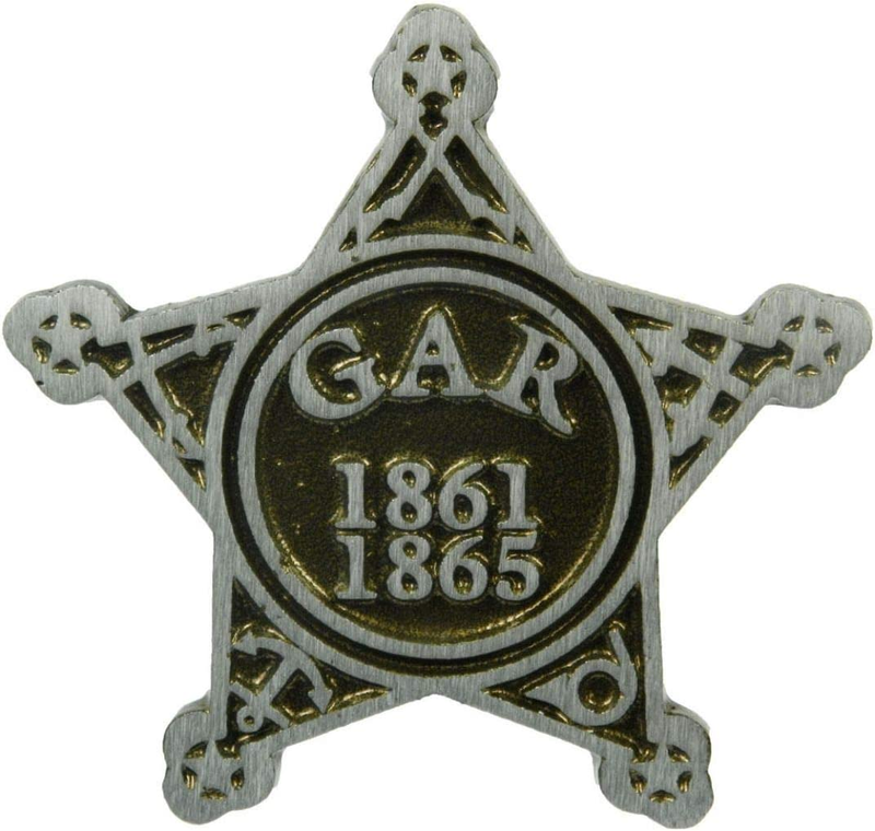 Aluminum Grave Marker G.A.R. (Union Civil War), Cemetery Memorial Flag Holder, V