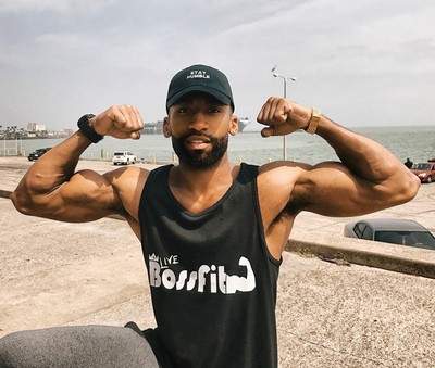 MEN’S BLACK LIVEBOSSFIT TANK