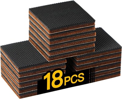 Furniture Pads Non SLIP-18 PCS 2” HN STG Furniture Gripper, Best Self Adhesive