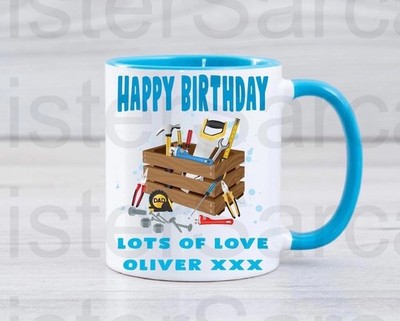 Personalised Dad Husband Tools Joiner Plumber Handy Man Mug Birthday Gift
