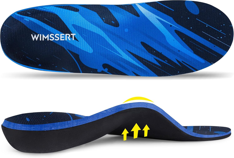 Plantar Fasciitis Insoles Pain Relief High Arch Support Orthotics Inserts Heavy Duty Sole Inserts for Men Women Standing All Day