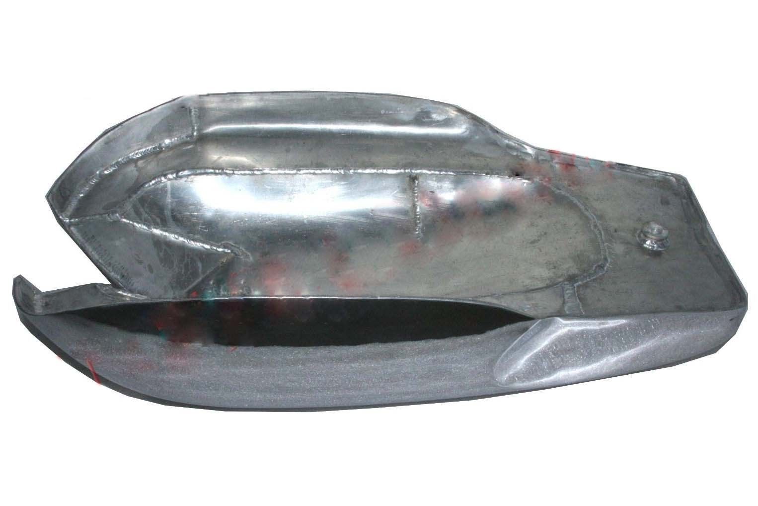 Fits Norton Triumph Commando Triton Sprint Aluminium Gas Fuel Petrol Tank 