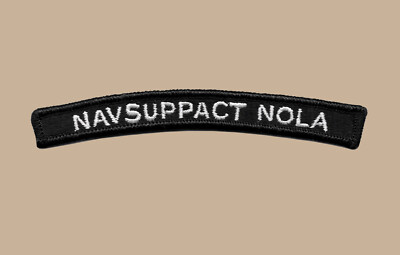 US Naval Support Activity New Orleans LA NAVSUPPACT UIM Shoulder Rocker Tab
