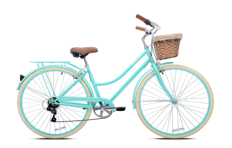 700c Belle Aire Beach Cruiser Bike Light Aluminum Frame 7-Sp