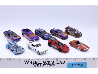 Lot of 9 Sports Cars/Race Cars 1990s-2010s Hot Wheels
