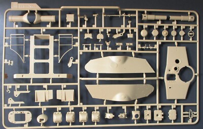 Meng 1/35 Scale King Tiger (Porsche Turret) - Parts Tree E from Kit No. TS-037