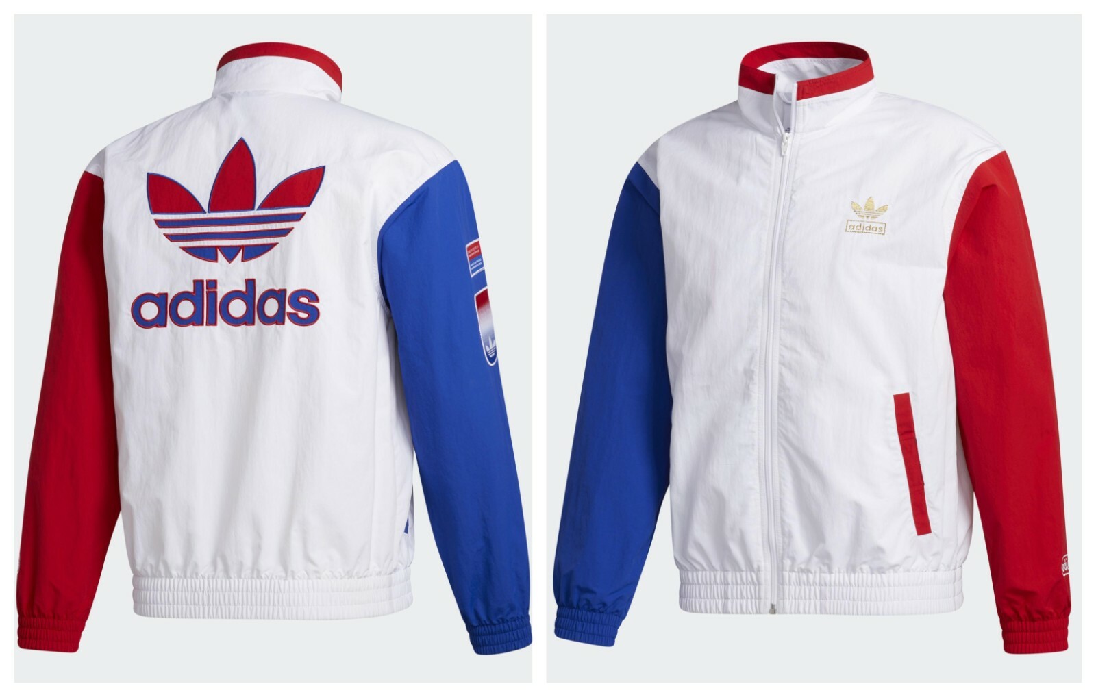 Adidas Originals Shadow TREFOIL Jacket Olympic USA France Adidas Originals Shadow TREFOIL Jacket Olympic USA France