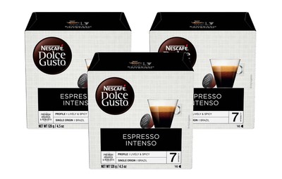 Nescafe Dolce Gusto Coffee Pods, Espresso Intenso, 16 capsules (Pack o